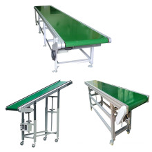 DY-C262  Conveyer Belt Systems Lifting PVC Belt Conveyor in Workshop